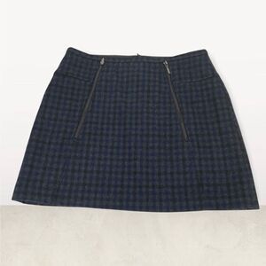 Kenar Wool Blend Plaid Skirt size 6